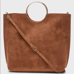 Banana Republic Suede Tote Bag